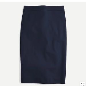 J. Crew No. 2 Pencil Skirt in Bi-Stretch Cotton